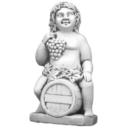 Скульптура Вакх на бочке