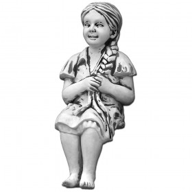 Скульптура современная Девочка с косичкой