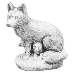 Скульптура Лиса с лисятами